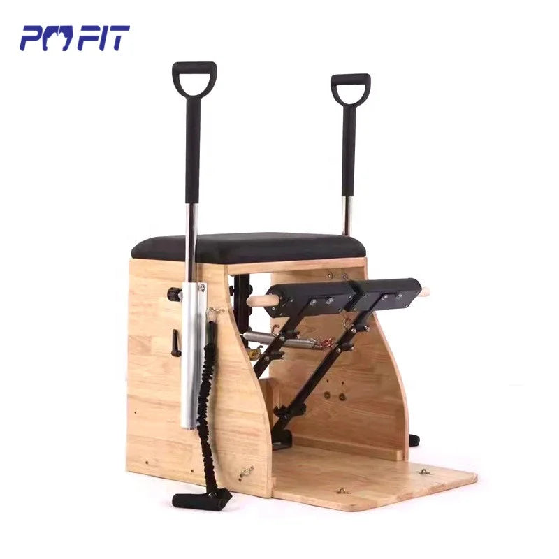 Yoga Exercise Bodybuilding Pilates Reformer Spring Pilates Trainer Machine Home Use Plegable Pilates Chair for Sale