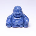 Hongzhuo Fashion Natural Crystal 7 Chakra Reiki Blue Aventurine Energy Buddha Carving Christmas Gifts Crafts