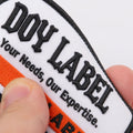Iron on Embroidery Fabric Badges Supplier Custom 3D Logo Clothing Puff Embroidered Patches for Hats Bags