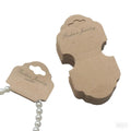 Customized Personality Cardboard Necklace Bracelet Folding Card Kraft Paper Display Card