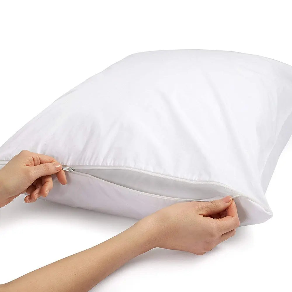 Cotton Waterproof Quilted Pillow case with Zipper