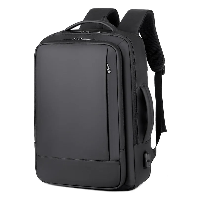 OEM Business USB Men's Custom Smart Waterproof School Laptop Backpack Anti Theft Unisex Oxford Material Zip Closure Polyester