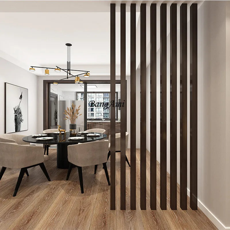 Living Room Partition WPC Wall Panel Square Tube 50*100mm