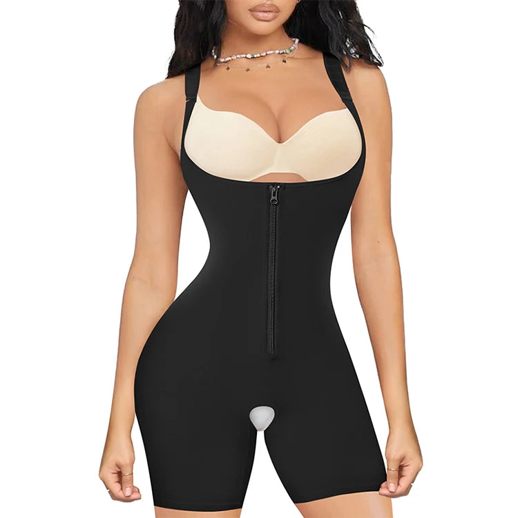 Women Slimming Body Shaper Custom Comfortable Shoulder Strap Adjustable Tummy Control Butt Lifter Shapewear