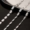 Wholesale New Design Stainless Steel 8mm Oval Links Chain Roll Jewelry Findings Components for Women's Necklace Belly Chain