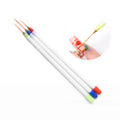 Nylon Hair 3PCS DIY Nail Art Design Manicure Tool 10/18/25mm 3D Tips Line Stripe Nail Art Drawing Liner Brushes
