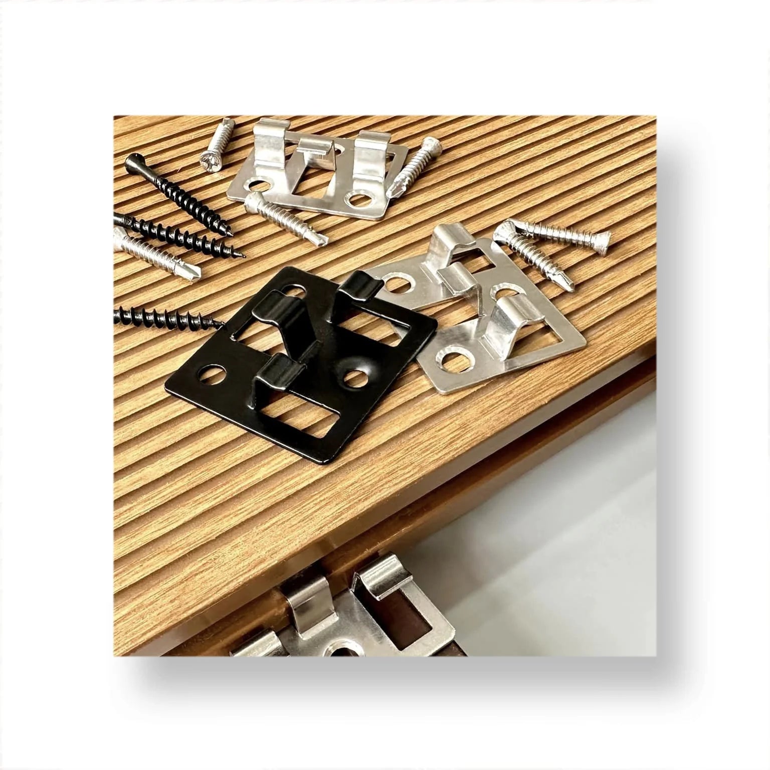 Modern Stainless Steel Fastener Clips for WPC Decking Outdoor Plastic Fixing Clip for Floor & Flooring Accessories
