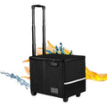 Collapsible Portable Rolling File Cabinet Fireproof Document Box Locking System Hanging Letter Legal Folders for Safe Office