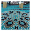 Belgium Axminster Exhibition Shaggy Mosque Red Carpet and Rug Floor Design Carpet