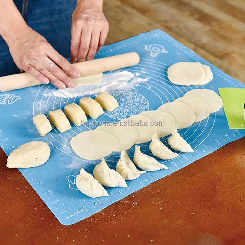 Customizable 30x40cm Silicone Non Stick Kneading Rolling Dough Pastry Mat Easy to Clean Silicone Baking Mat
