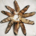 Wholesale Fashionable Natural Fox Tail Keychain Lovely Designed Real Fur for Auto Upholstery and Garments
