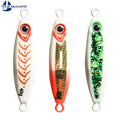20g 30g 40g 60g 80g 3D Printed  UV Metal Casting  Jigging Lure Built in Beads  Jigbait Lure