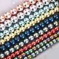 2/3/4/6/8/10mm High Quality Custom Natural Hematite Stone Round Loose Beads for Jewelry Making Fit DIY Bracelet Accessories 15''