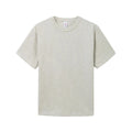 300g American Heavy Cotton Brushed White T-shirt Men's and Women's Loose Solid Color Short Sleeve Base Shirt Loose Fit