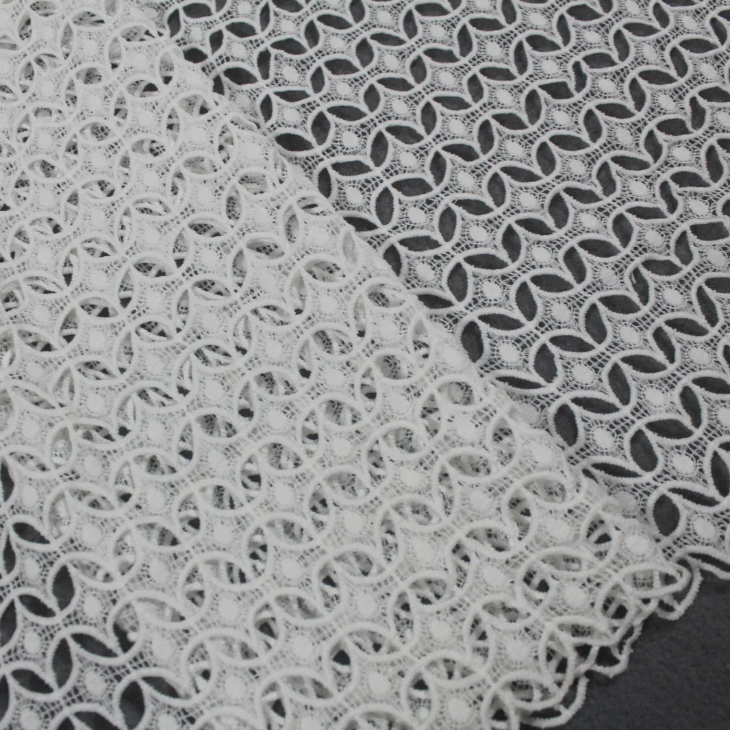 African Floral Guipure Lace Fabric Nigeria Party Dress Lace Fabric