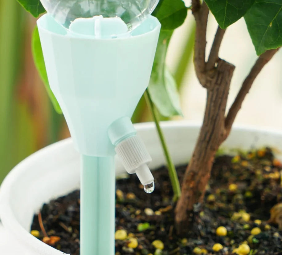 Automatic Plant Water Drip Irrigation System Adjustable Water Flow Bottle Watering Device for Home Garden MegaBDM