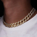 Hip Hop Necklace Charms Jewelry Rhinestone Men Rapper Bling Long Iced Out Chain Gold Choker Necklace