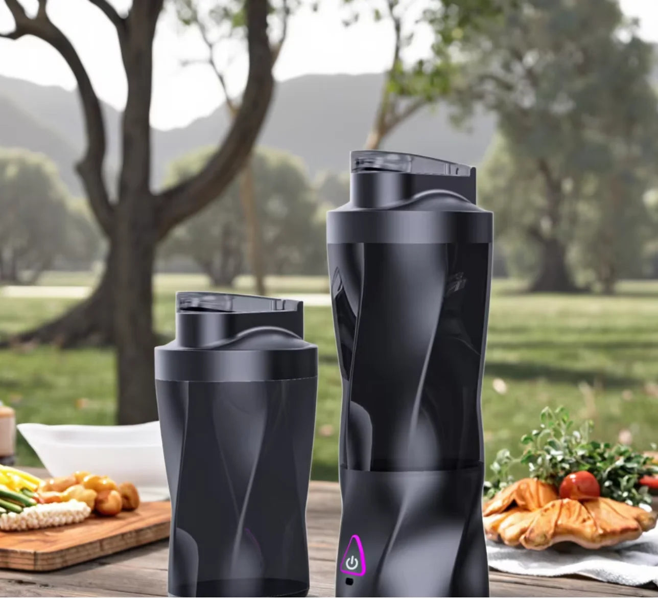 Portable Large-Capacity Plastic Blender Cross-Border New Product with Strong Power Crushed Ice Juicer Cup