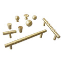 Hot Sale Luxury Dresser Wardrobe Drawer Cabinet T bar Cabinet Handles Brass