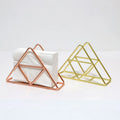 Hot Sale Nordic Personalize Metal Paper Napkin Holder for Home and Hotel Table Top Accessory