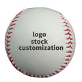 9 Inch Hard Leather Baseball with Rubber & Wood Cores Durable White Muda Brand for Kid Training Accessories