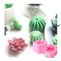 DIY Resin Casting Molds Cactus Craft 3D Wax Candle Succulent Silicon Mould for Plant