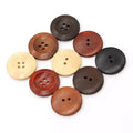 Fashion Design Custom Natural Wood Fashion Women Men Kids Clothing Coat Wooden Button