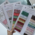 Wholesale Popular Chunky Glitter Leather Fabrics for Decorative Hairbows Boutique Shoes Earrings Purse Crafts Making Sofa/Bag