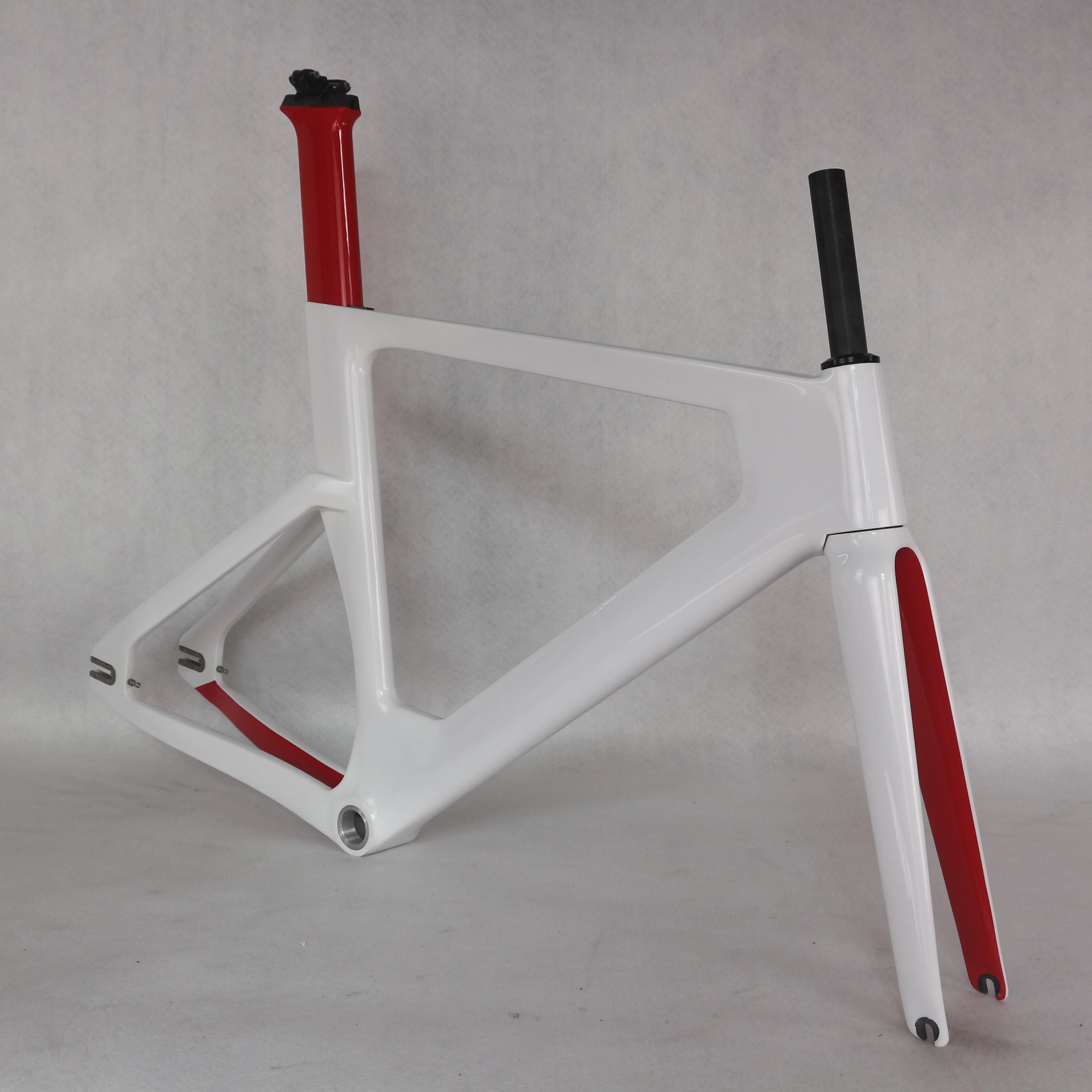 2021 Carbon Fiber T800 Bicycle Road Frames Fixed Gear Bike Frameset Carbon Frame Track Bike Custom Paint TR013-57cm