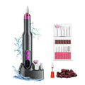 3 Speed Control 6-in-1 Electric Nail Drill Nail Art Removal Machine with Type-c Charge Storage Base