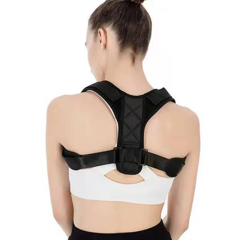 Universal Fit Posture Corrector with X-Shaped Design Durable Nylon Posture Brace for Daily Use and Posture Correction