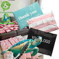 Custom Printed Biodegradable Courier Mailing Shipping Postage Clothing Packaging Eco Friendly Plastic Thank You Poly Mailer Bag