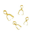 Stainless Steel Melon Seeds Buckle Bail Beads Connector Bale Pinch Clasp Clips Pendant Clasps Hook Supplies for Jewelry Findings