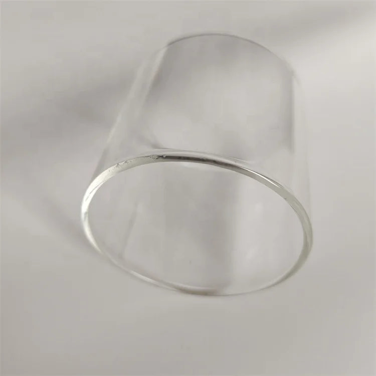 JR Glass 3.3 Borosilicate Glass Tube Both Ends Open Round clear Glass Tube