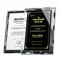 Small Bridge Factory Wholesale Custom UV Printed Glass License Plate High Quliality K9 Crystal Authority Award Plaque