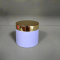 Custom 150g 200g Purple PET Plastic Body Butter & Loose Powder Jars Containers with Shiny Lids