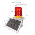 Outdoor Waterproof Aviation Obstruction Warning Beacon Lights for Tall Building Airport Communication Tower