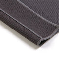 Yoga Towel with Alignment Lines Personalized Corner Pockets Size Black for Sweaty Hands Use Sustainable Cooling Mat Built in