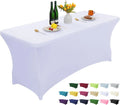 IDOTEX Custom Printed Black Rectangular Spandex Table Cover Conference Table Cloth Logo Poly Bag Woven Polyester Tablecloths