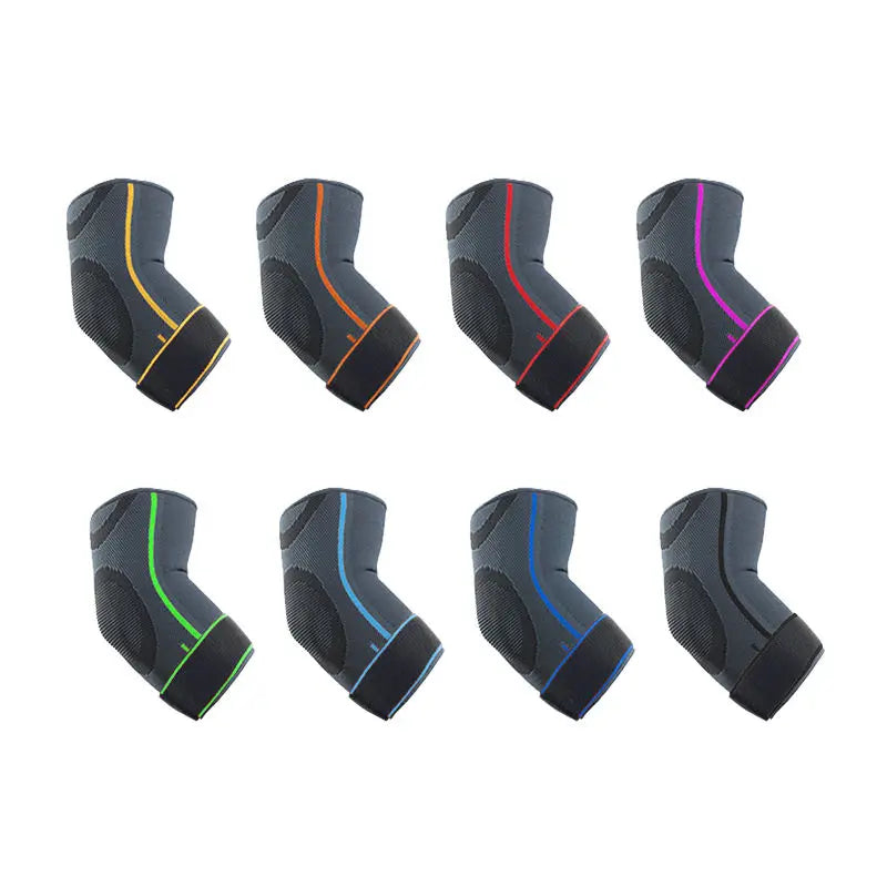 Elbow Pads Form 3D Knitted Protector Weightlifting Brace Adjustable Compression Support Sleeve Tennis Elbow Brace