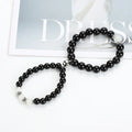 Valentine's Day Bracelet Present Attractive Couple Bracelets 2pcs Bead Bracelet
