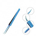 ELITER Hot Sell Wholesale Curved Stainless steel Tweezer Eyelash Tweezer Tweezer Hautequalite Extension Professionnel
