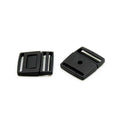 Black Plastic Center Release Buckle Bag Buckle Center Push Buckle 16mm 20mm 25mm MegaBDM