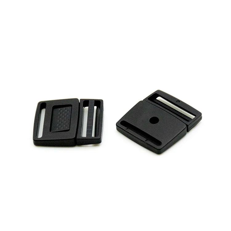 Black Plastic Center Release Buckle Bag Buckle Center Push Buckle 16mm 20mm 25mm MegaBDM