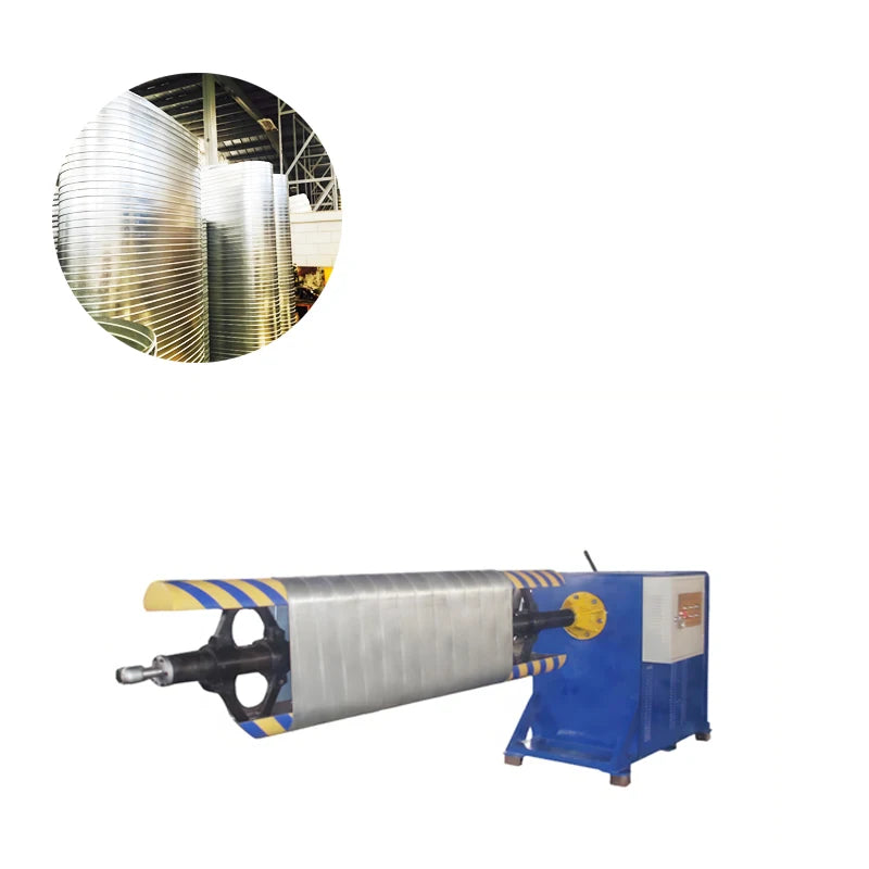 HVAC Air Duct Production Spiral Oval Duct Forming Machine