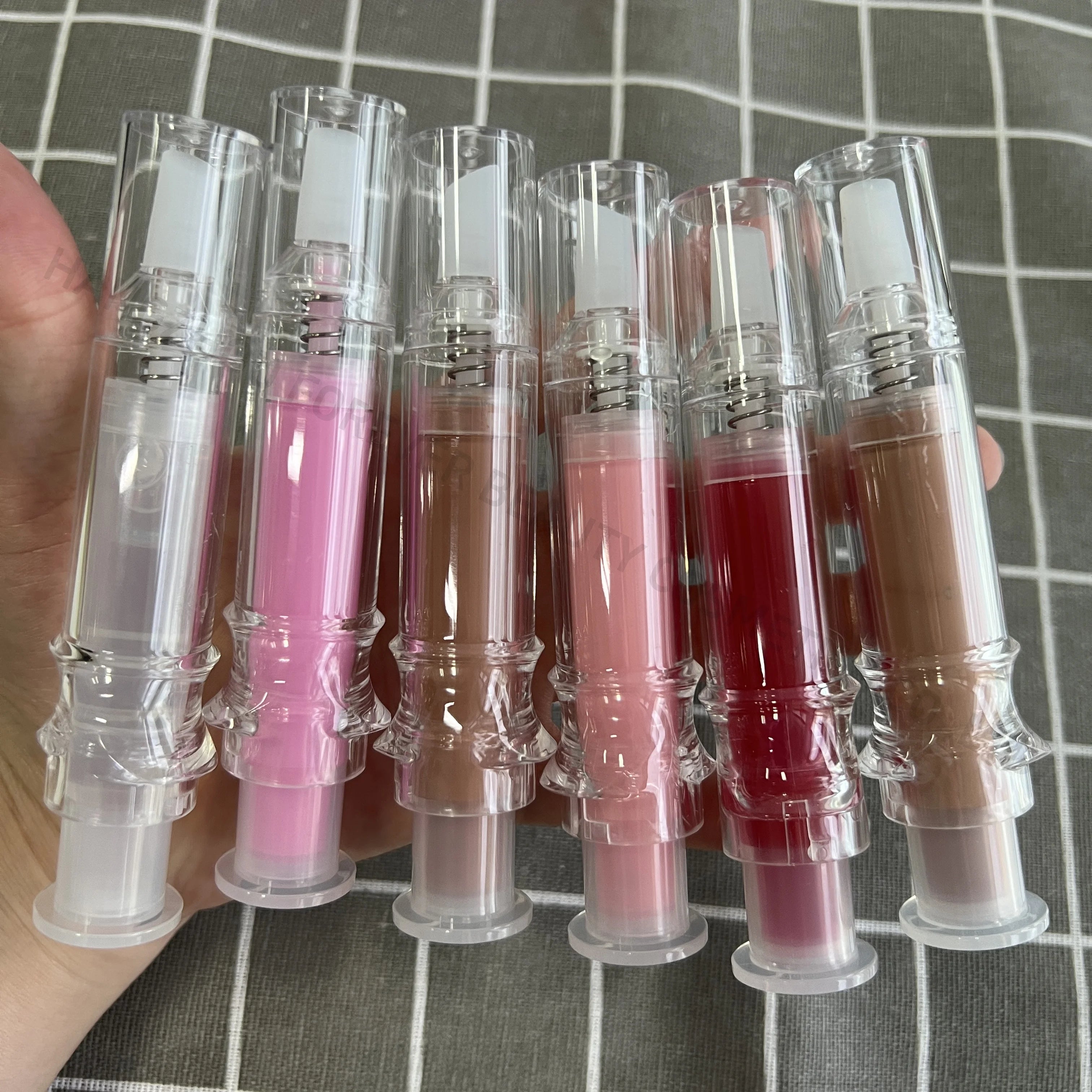 No Tingle Plump Gloss High Hydrating Moistening Fade Lip Lines Lip Plumping Lip Gloss Custom logo
