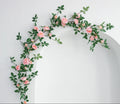 Factory Wholesale Artificial Hanging Rose Garland Flower Vine for Home Wedding Decoration