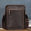 HUMERPAUL Wholesale Mens Bag Crazy Horse Leather Crossbody Shoulder Bags for Ipad Vintage Male Business Messenger Phone Pack