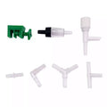 Three-Way Check Valve Accessory for Air/Oxygen Pump Diversion Head of Water Oxygen Generator Plastic Material
