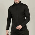Customized Color Men's Jacket Fast Fitness Sportswear Jacket Full Zipper Pockets Stand Collar Comfortable Yoga Jacket